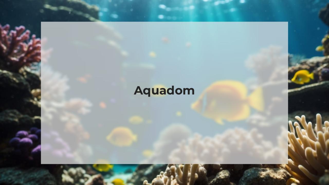 Aquadom & SEA LIFE Berlin ist ein bedeutendes Meeresaquarium in Berlins Stadtteil Mitte mit dem weltgrößten freistehenden zylindrischen Aquarium.