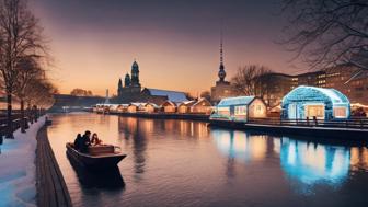 berlin das winterdorf am badeschiff ein winterparadies an der spree
