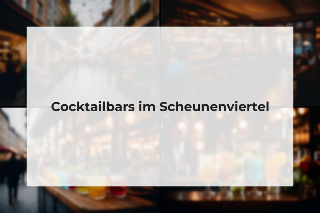 Cocktailbars Scheunenviertel