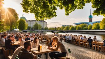 erlebe den berliner charme im zenner biergarten direkt an der spree