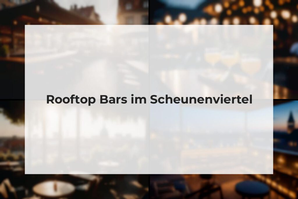 Rooftop Bars Scheunenviertel
